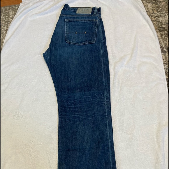 Mint Condition Polo by Ralph Lauren Vintage 67 Luxury Designer Blue Jeans 32X30 - Picture 3 of 6